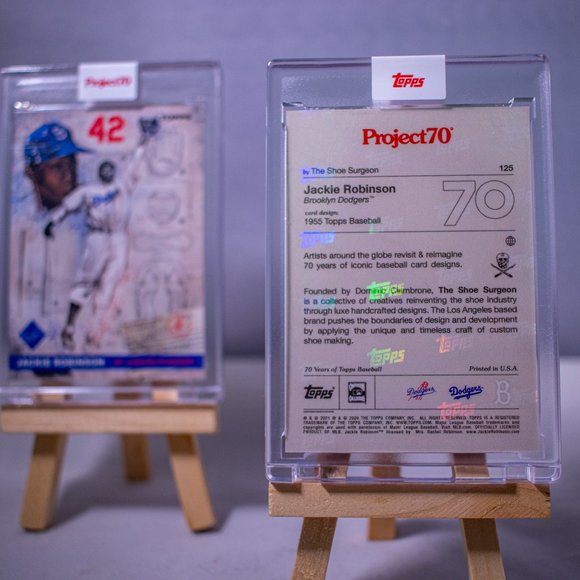Topps Project70® Card 125 - 1955 Jackie Robinson by The Shoe Surgeon - Picture 2 of 2